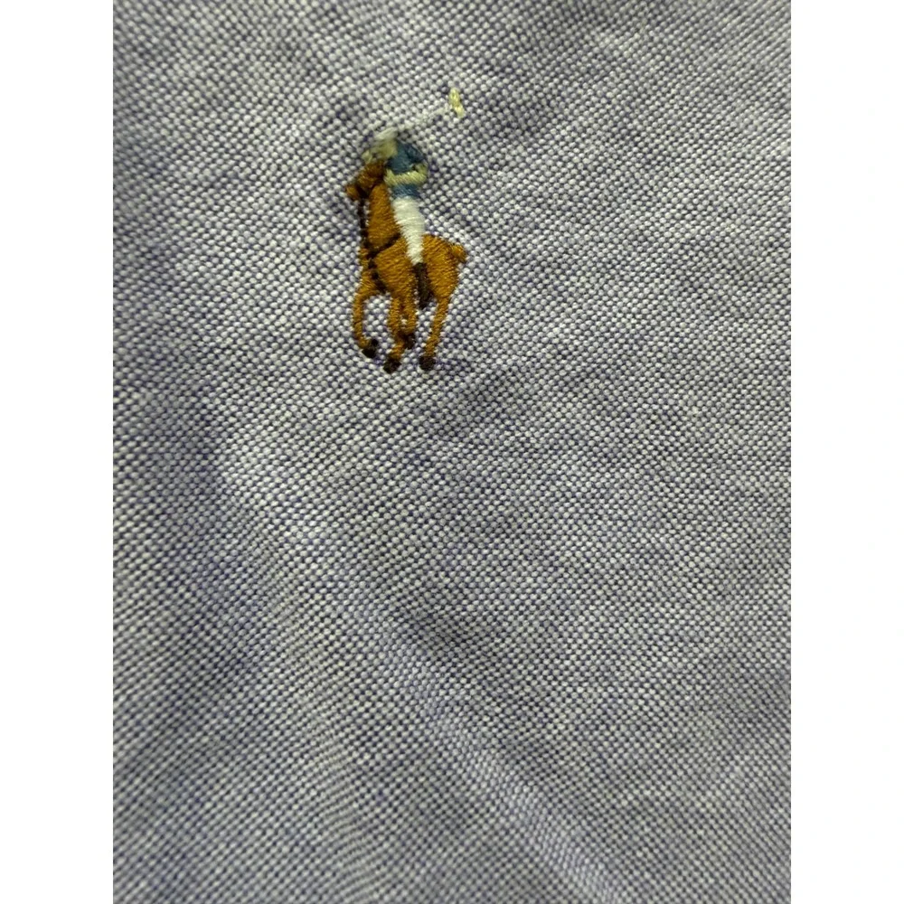 Ralph Lauren Boys Slim Fit Oxford Shirt‎ Lavender Purple Button Down Size 10